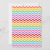 編集可能な学校最後のパーティー　学校が終わるパーティー 招待状 (裏面)