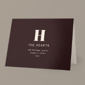 編集可能な家族の名字または会社名 カード