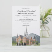 編集可能な寺院と司祭の準備会議 招待状 (スタンド正面)