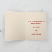 編集可能な帆船の誕生日カード カード (内部)