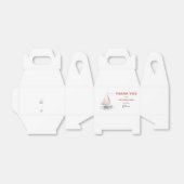 編集可能な帆船誕生日切り妻ボックス/好意ボックス フェイバーボックス (折り畳みなし)