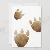 編集可能な年齢Tレックス恐竜誕生日おもしろいかわいい 招待状 (裏面)