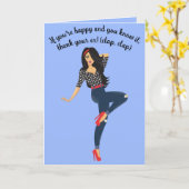 編集可能な幸せな離婚の日 カード (黄色い花)