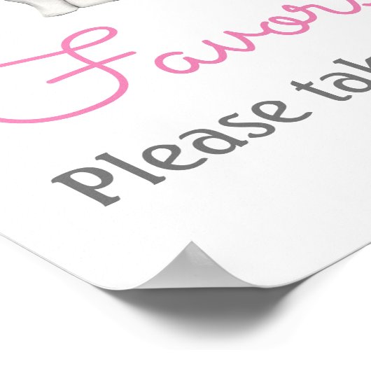 編集可能な引き寄せ記号の印刷 ポスター (角)