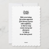 編集可能な感謝祭の引用デザイン シーズンカード (裏面)