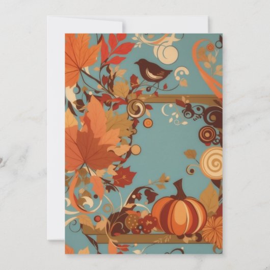 編集可能な成人ハローウィンパーティ招待状 招待状 (裏面)