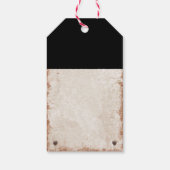 編集可能な手作りトマトケチャップの錆びた看板 ギフトタグ (裏面)