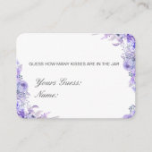 編集可能な推測数キス、キャンディスカード エンクロージャーカード (正面)