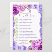 編集可能な推測Who、ママまたはパパ赤ちゃんシャワーゲーム (正面/裏面)