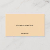 編集可能な敷石舗装 名刺 (裏面)