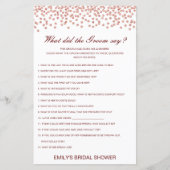 編集可能な新郎の発言 (正面)