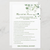 編集可能な新郎の発言 (正面/裏面)