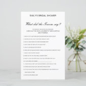 編集可能な新郎の発言 (スタンド正面)