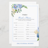 編集可能な新郎新婦のフレーズブライダル (正面/裏面)