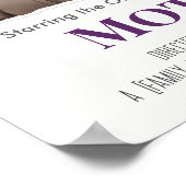 編集可能な映画ポスター母の日プレゼント母 ポスター (角)