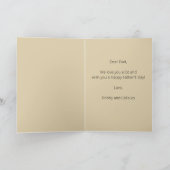 編集可能な植物の斧葉イタリアキクマグソウ カード (内部)