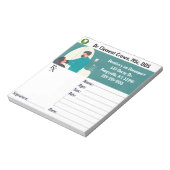 編集可能な歯科医師の処方箋パッド ノートパッド (回転)