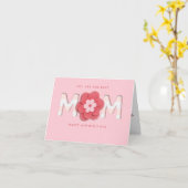 編集可能な母の日カード カード (黄色い花)