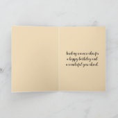 編集可能な民俗アートのライオンのカード カード (内部)