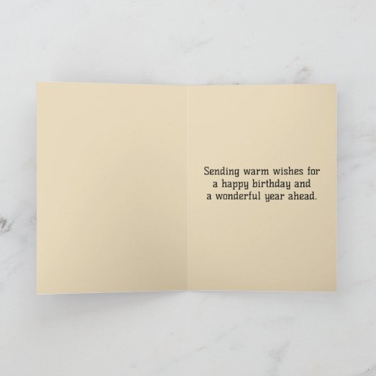 編集可能な民俗アートのリス カード (内部)