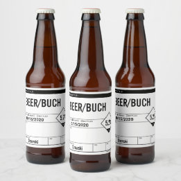 編集可能な汎用ビールボトルラベルシール ビールラベル