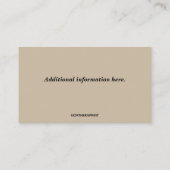 編集可能な浴室の改装 名刺 (裏面)