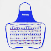 編集可能な海洋プリント エプロン (正面)