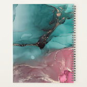 編集可能な液体大理石日記プランナー&オーガナイザー プランナー手帳 (裏面)