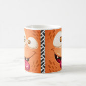 編集可能な漫画顔式V1マグカップ コーヒーマグカップ (中央)