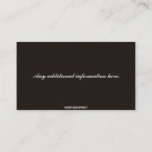 編集可能な煙突のクリーニングとメンテナンス 名刺 (裏面)