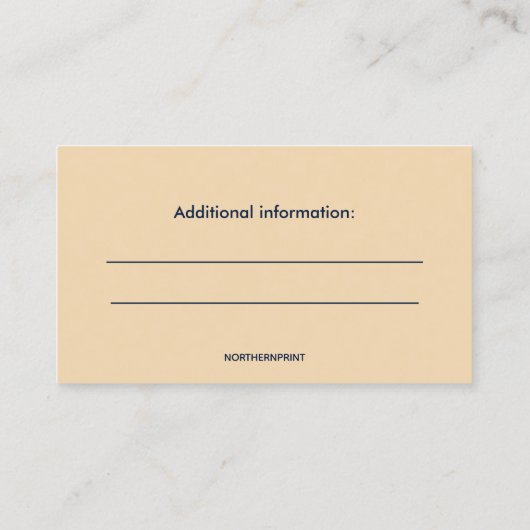 編集可能な獣医クリニックアポイントメントカード 名刺 (裏面)