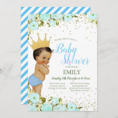 編集可能な王子様の招待状 招待状 (正面/裏面)