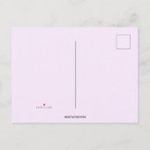 編集可能な瓶のチューリップ 春のディナー招待状 インビテーションポストカード (裏面)