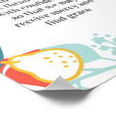 編集可能な甘い春の時間 ポスター (角)