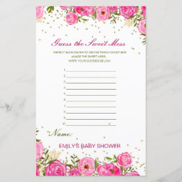 編集可能な甘い混乱、汚れたおむつ推測