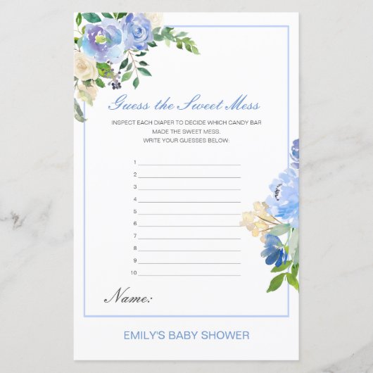 編集可能な甘い混乱、汚れたおむつ推測 (正面)