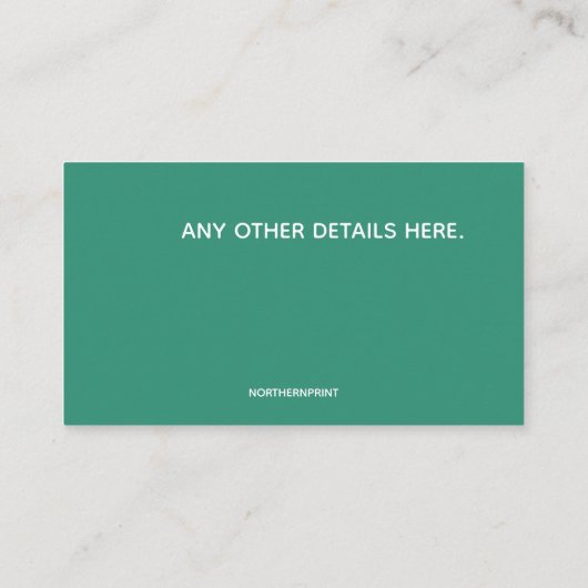 編集可能な男性ホーム気におよび介護サービス 名刺 (裏面)