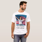 編集可能な画像Tシャツ+パーソナライズドアートイメージ Tシャツ (正面フル)