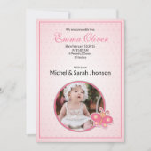 編集可能な発生の告知テンプレート 案内状 (正面)