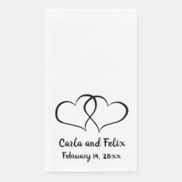 編集可能な白黒ハート