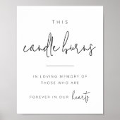 編集可能な白黒結婚のメモリアル記号 ポスター (正面)