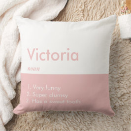 編集可能な碑文の色パーソナライズされた名 クッション