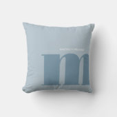 編集可能な碑文の色パーソナライズされた名 クッション (正面)