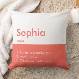 編集可能な碑文の色パーソナライズされた名 クッション