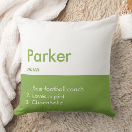 編集可能な碑文の色パーソナライズされた名 クッション