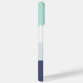 編集可能な碑文Colorblock水平ストライプ文字 Case-Mate iPhoneケース (裏面 / 右)