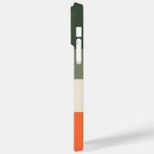 編集可能な碑文Colorblock水平ストライプ文字 Case-Mate iPhoneケース (裏面 / 左)