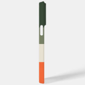 編集可能な碑文Colorblock水平ストライプ文字 Case-Mate iPhoneケース (裏面 / 右)