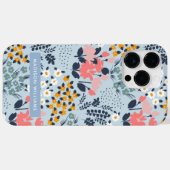 編集可能な碑花ミニマリスト Case-Mate iPhoneケース (裏面 (横))