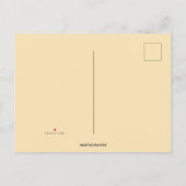 編集可能な秋の誕生日招待状 インビテーションポストカード (裏面)